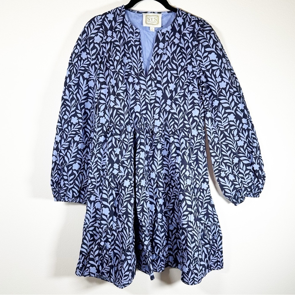 NWOT Sail to Sable x Tuckernuck Longsleeve Cotton Cottage Mini Dress Size XS